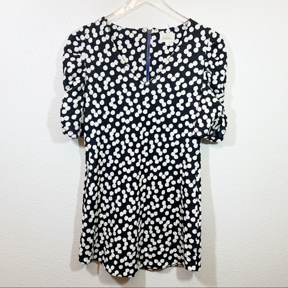 Anthropologie Tops - Anthropologie Deletta polka dot black whit…